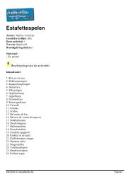 Estafettespelen - Jeugdwerker.be