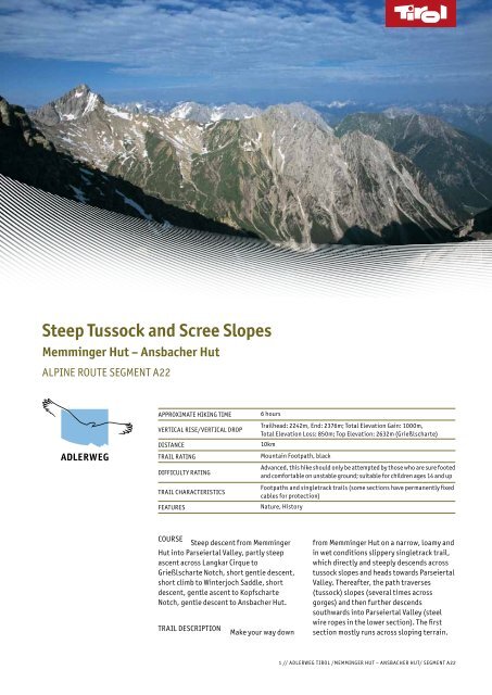 Steep Tussock and Scree Slopes