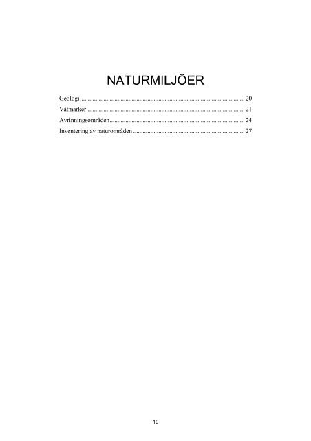 NATURMILJÖER - Ljungby