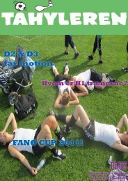 D2 & D3 får motion FANØ CUP 2011! - JAI fodbold