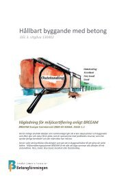 Hållbart byggande med betong - Betongföreningen