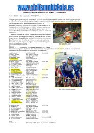 G.P. TXORI ERRI – Sondika - Ciclismo en Bizkaia