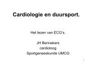 Cardiologie en duursport. - NVVC