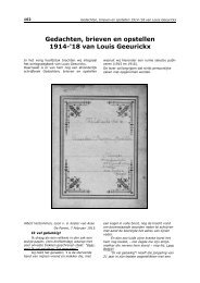 Gedachten, brieven en opstellen 1914-'18 van Louis Geeurickx