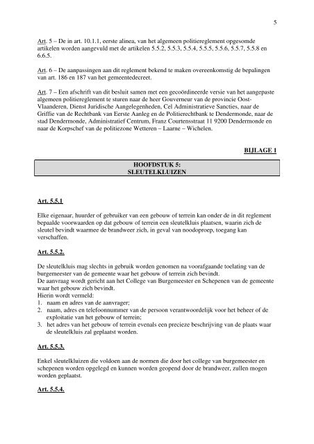 verslag gemeenteraad 23 februari 2011.pdf - Gemeente Wichelen