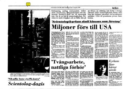 Miljoner förs till USA - Moreaboutscientologycult.eu