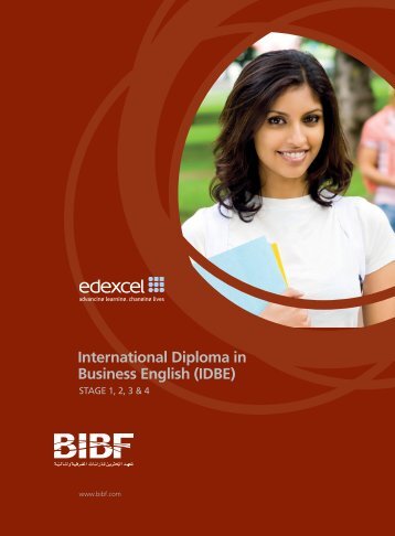 International Diploma in Business English (IDBE) - Bahrain Institute ...