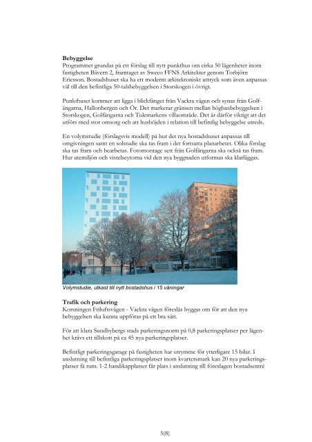 Programhandling - Sundbyberg