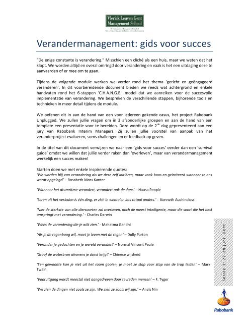 Verandermanagement - gids voor succes.pdf - Vlerick Public