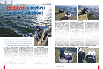 Hightech snoeken met de voerboot - Dutch Fishing Adventures