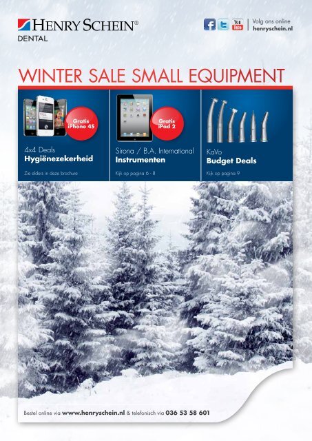 WINTER SALE SMALL EQUIPMENT - Henry Schein Wintersale