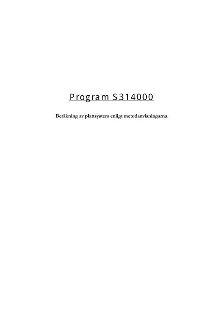 Program S314000