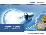In gesprek met Bert van Pel - Security Management