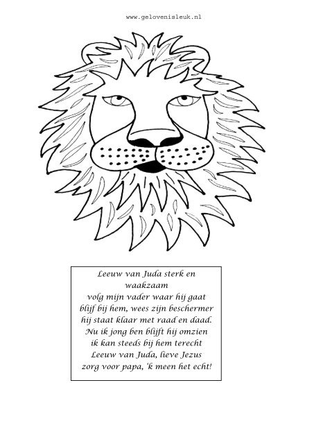 download werkblad - geloven is leuk