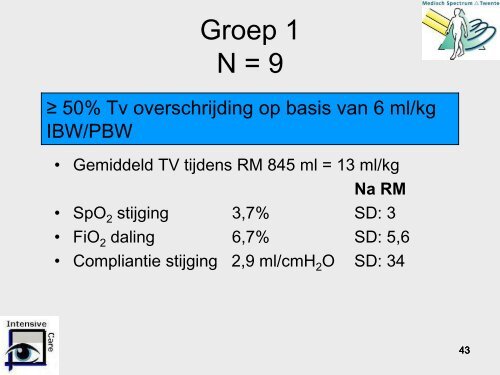 Rita Grob, Medisch Spectrum Twente, Afdeling I.C., Enschede