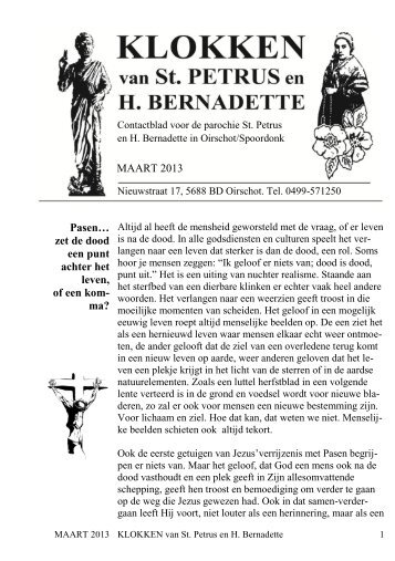 PDF-uitgave Klokken - Parochie Sint Petrus Oirschot