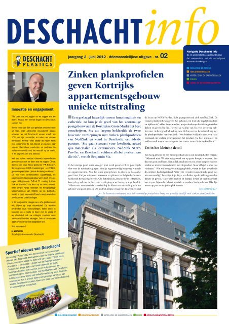 Zinken plankprofielen geven Kortrijks appartementsgebouw unieke ...