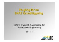 Ruukki - På gång för en SAFE Grundläggning, GrundläggarOnsdag ...