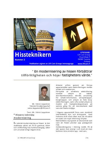 Hissteknikern - JL Supplies