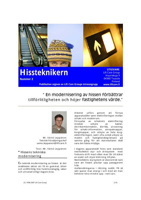 Hissteknikern - JL Supplies