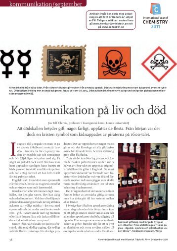 Kommunikation på liv och död - Chemicalnet.se