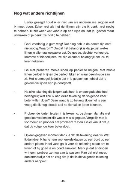 Leren tekenen met gevoel