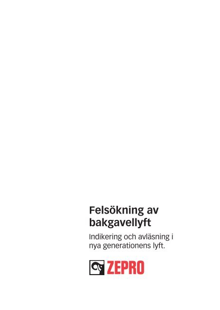 Felsökning av bakgavellyft - Hiab AS