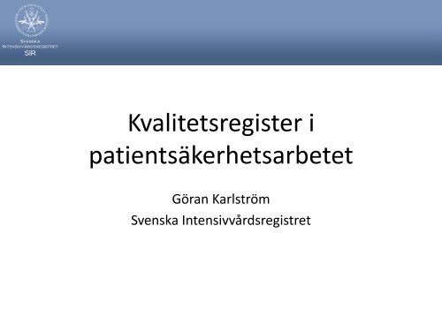 Marie Källman, projektledare Sveriges Kommuner och Landsting ...