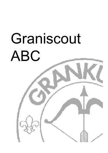 Graniscout ABC - Grankulla Scoutkår