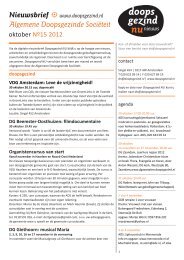 30 Nieuwsbrief ADS: DNU 25 oktober 2012 - Doopsgezinde ...