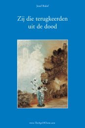 Zij die terugkeerden uit de dood - Jozef Rulof.pdf - Overspoor