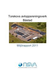 Torekovs avloppsreningsverk Båstad - NSVA