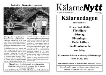 Kälarnedagen - KälarneNytt