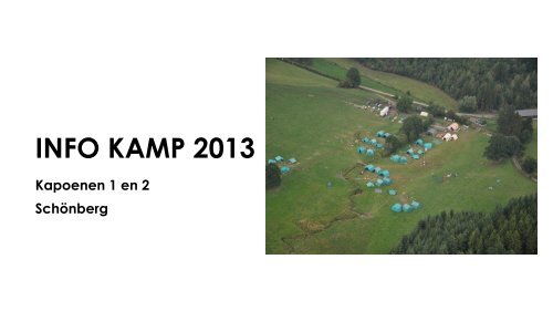 INFO Kamp 2013 - Thila Coloma