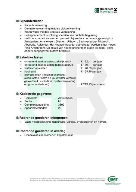 Logger 152 Amstelveen - Brockhoff Makelaars