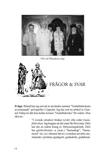 Ortodoxt kyrkoliv nr. 3 / 2003 - Grekisk-ortodoxa ...