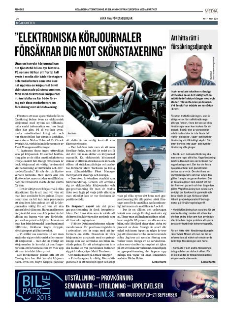 Våra Nya Företagsbilar - European Media Partner Sverige AB