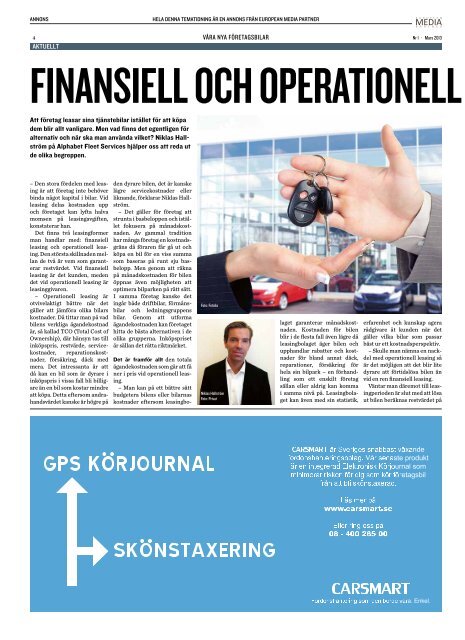 Våra Nya Företagsbilar - European Media Partner Sverige AB