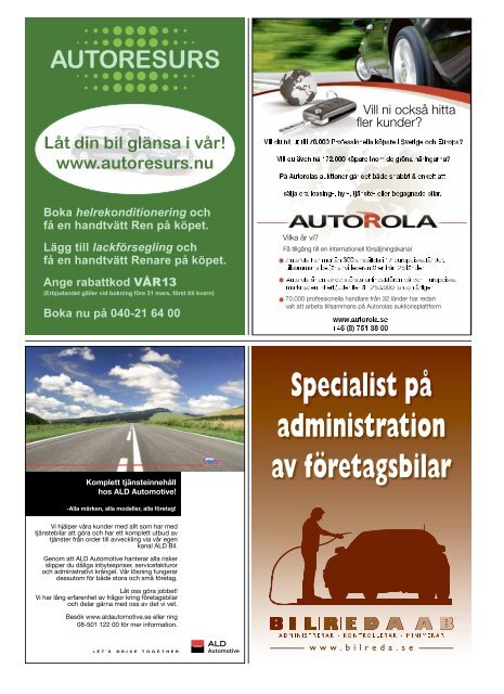 Våra Nya Företagsbilar - European Media Partner Sverige AB