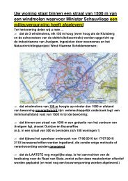 Uw woning staat binnen een straal van 1500 m van een windmolen ...