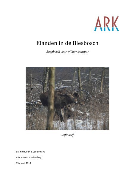 Elanden in de Biesbosch - ARK Natuurontwikkeling