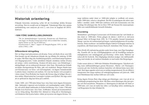 Kulturmiljöanalys del 4, kapitel 5 (Pdf 1 MB). - Kiruna