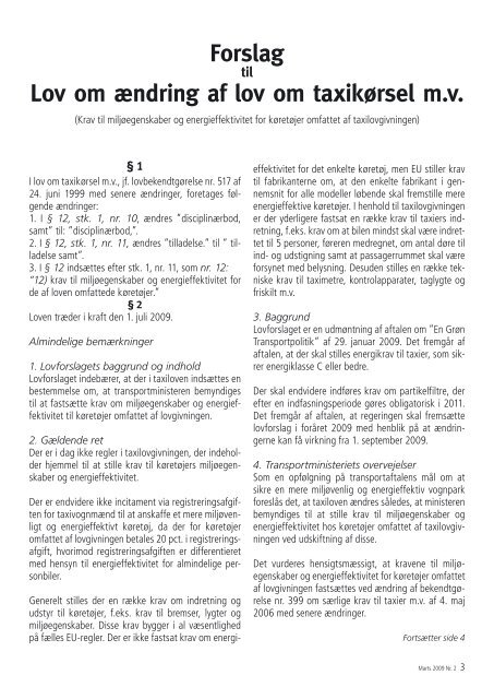 Marts 2009 - Taxa Fyn