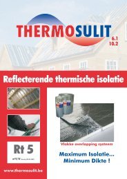 Reflecterende thermische isolatie - Insulco