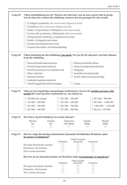 I framtidens skugga - SOM-institutet - Göteborgs universitet