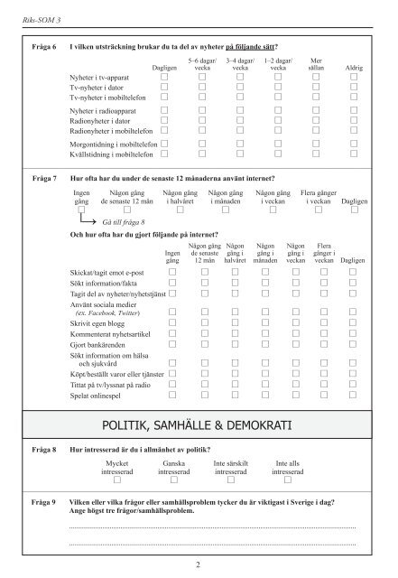 I framtidens skugga - SOM-institutet - Göteborgs universitet