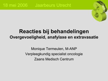 2006 Reacties bij behandelingen