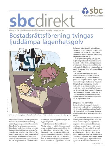 Bostadsrättsförening tvingas ljuddämpa ... - Bostadsrätterna