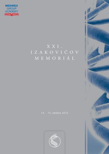 XXI. Izakovičov memoriál - Zborník - Medirex