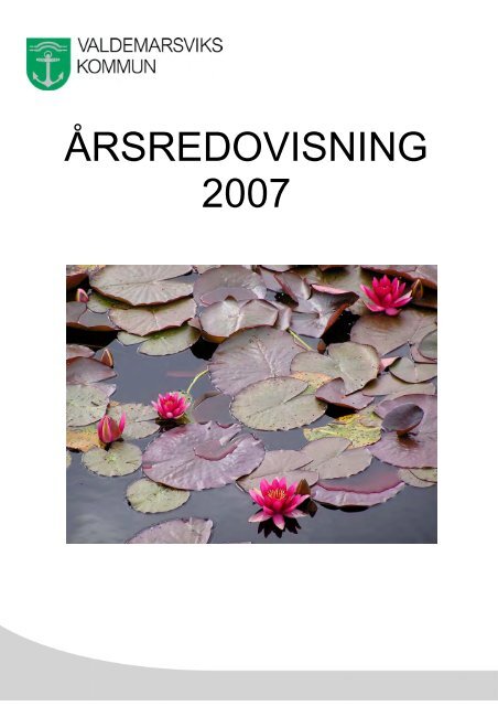 ÅRSREDOVISNING 2007 - Valdemarsviks kommun